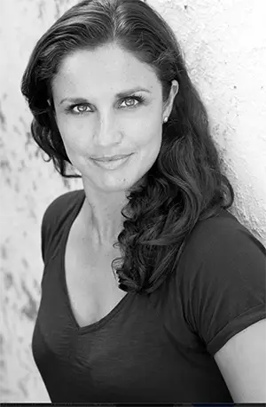 Black and white portrait photo of Rani Luther